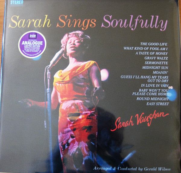 VAUGHAN,SARAH - SARAH SINGS SOULFULLY