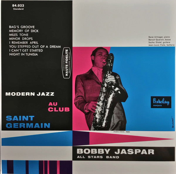 JASPAR BOBBY - MODERN JAZZ AU CLUB ST GERMAIN (HQ VINYL)
