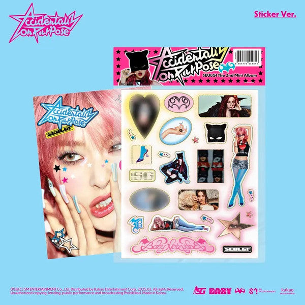 SEULGI - ACCIDENTALLY ON PURPOSE (2ND MINI ALBUM/STICKER VER.)