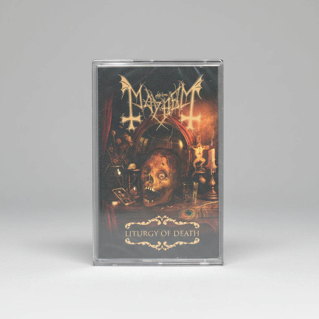 MAYHEM - LITURGY OF DEATH (GOLD CASSETTE )