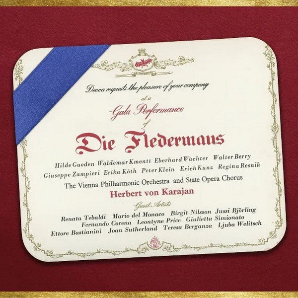 WIENER PHILHARMONIKER & HERBERT VON KARAJAN - STRAUSS: DIE FLEDERMAUS (180G/3LP)