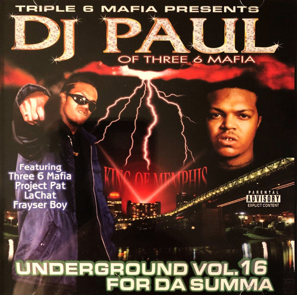 THREE 6 MAFIA PRESENTS DJ PAUL - UNDERGROUND VOL.16 FOR DA SUMMA