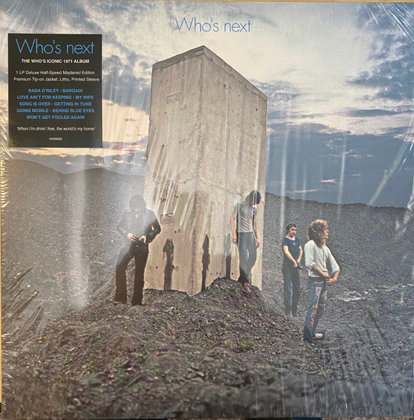 WHO - WHO'S NEXT (REMASTERED ORIGINAL ALBUM) (TRANSPARENT BLUE VINYL/HALF-SPEED/180G)