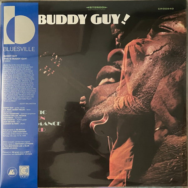 GUY,BUDDY - THIS IS BUDDY GUY! (BLUESVILLE ACOUSTIC SOUND SERIES) (180G)
