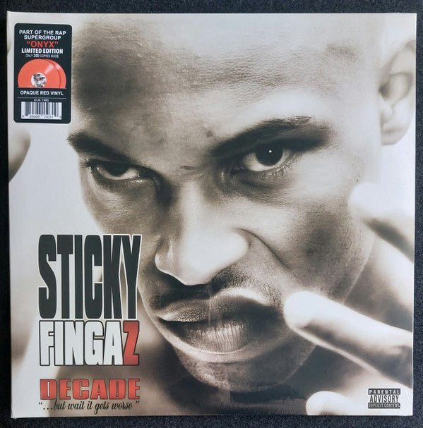 STICKY FINGAZ - DECADE BUT WAIT IT GETS WORSE (RED VINYL) (2LP)