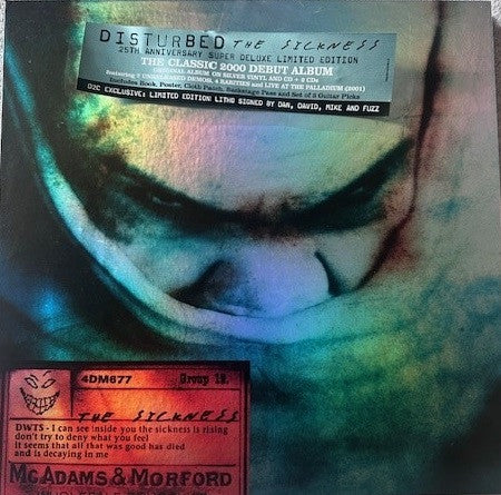 DISTURBED - SICKNESS (X) (25TH ANNIVERSARY/CD/DVD)