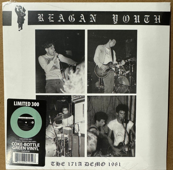 REAGAN YOUTH - 171A DEMO 1981 (COKE BOTTLE GREEN 7INCH)