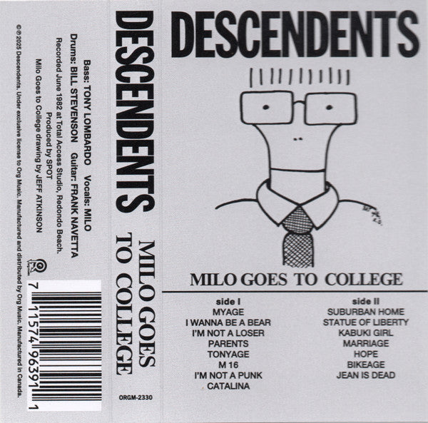DESCENDENTS - MILO GOES TO COLLEGE