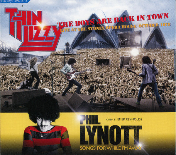 LYNOTT PHIL + THIN LIZZY - SONGS FOR WHILE I’M AWAY + THE BOYS ARE BACK IN TOWN (LIVE) (CD/DVD/BLU-RAY)