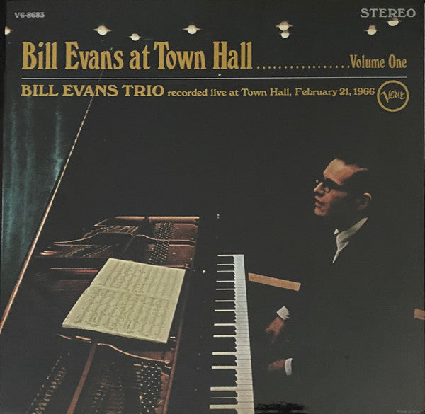 EVANS BILL - AT TOWN HALL: VOLUME ONE (VERVE ACOUSTIC SOUNDS SERIES)