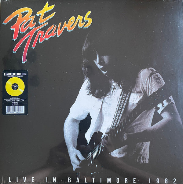 TRAVERS,PAT - LIVE IN BALTIMORE 1982 (YELLOW VINYL)