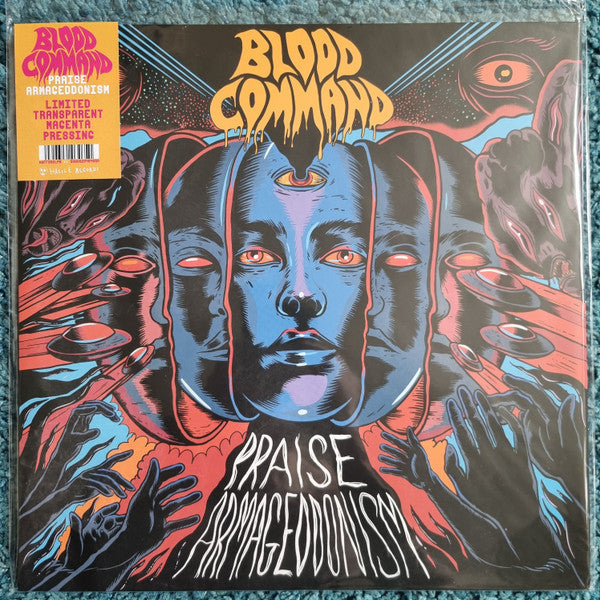 BLOOD COMMAND - PRAISE ARMAGEDDONISM (TRANSPARENT MAGENTA VINYL)