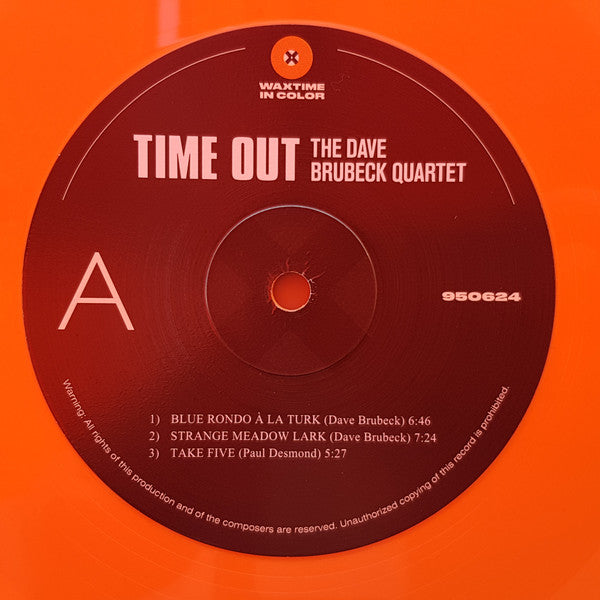 BRUBECK,DAVE - TIME OUT (LIMITED/SOLID ORANGE VINYL/180G)