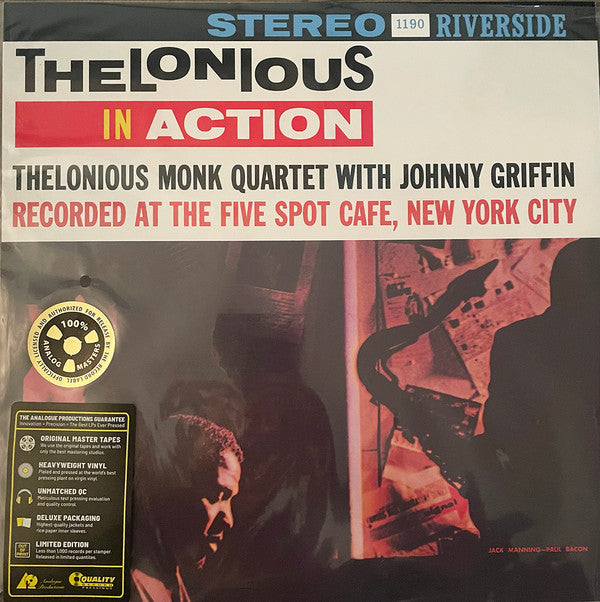 MONK,THELONIOUS - THELONIOUS IN ACTION (180G)