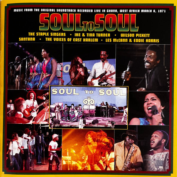 VARIOUS ARTISTS - SOUL TO SOUL: MUSIC FROM THE ORIGINAL SOUNDTRACK