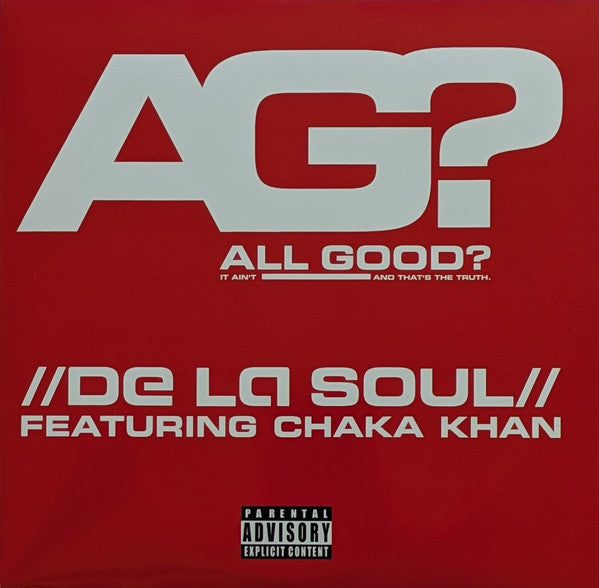 DE LA SOUL - ALL GOOD/OOOH (RED VINYL)