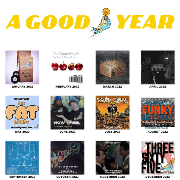 GOOD PEOPLE - GOOD YEAR (OPAQUE DUCKIE YELLOW VINYL)