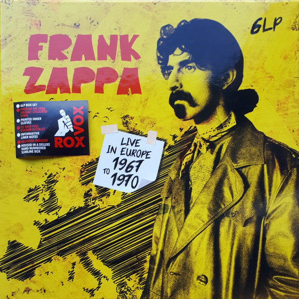 ZAPPA,FRANK - LIVE IN EUROPE 1967 - 1970 (6LP)