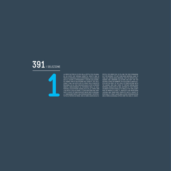 VARIOUS ARTISTS - 391 SELEZIONE 1