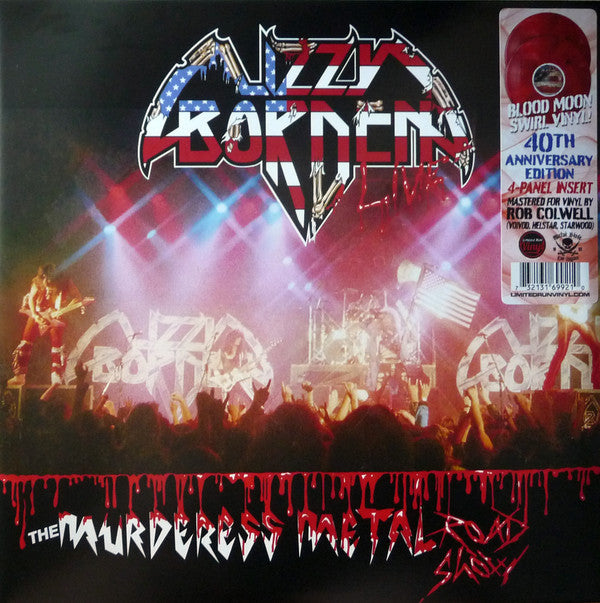 LIZZY BORDEN - MURDERESS METAL ROAD SHOW: 40TH ANNIVERSARY (RED VINYL/2LP)