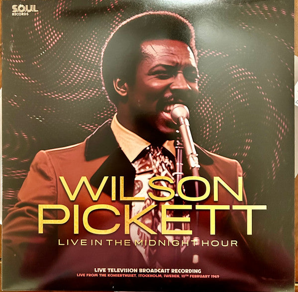 PICKETT,WILSON - LIVE IN THE MIDNIGHT HOUR (DEEP PINK VINYL)