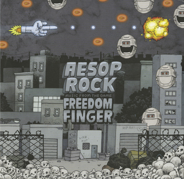 AESOP ROCK - FREEDOM FINGER (MUSIC FROM THE GAME) (ORANGE 10INCH)