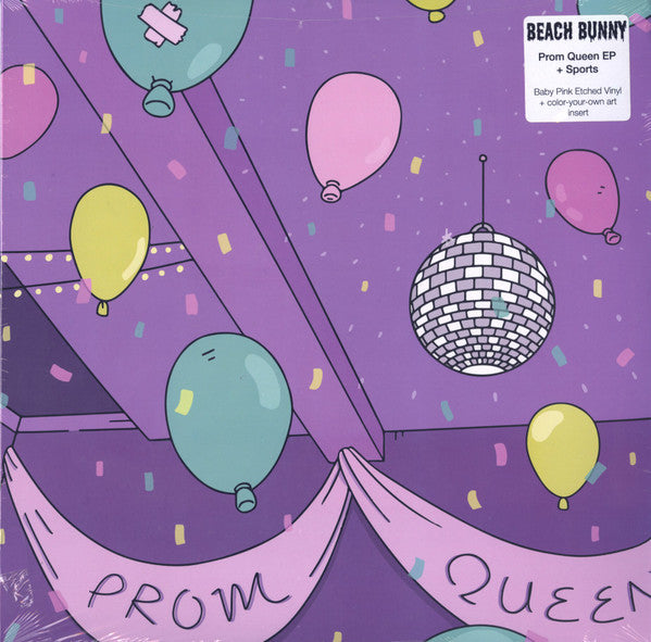 BEACH BUNNY - PROM QUEEN/SPORTS EP (OPAQUE PINK VINYL)