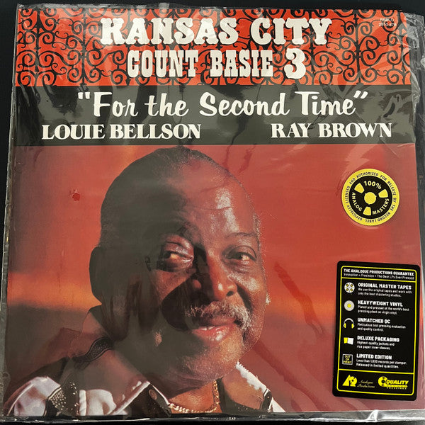 BASIE,COUNT & THE KANSAS CITY 3 - FOR THE SECOND TIME (180G)
