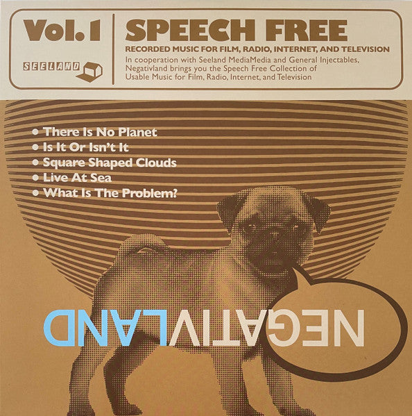 NEGATIVLAND - SPEECH FREE: RECORDED MUSIC FOR FILM, RADIO, INTERNET & TELEVISION (3LP)