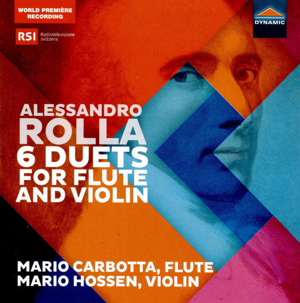 CARBOTTA,MARIO; MARIO HOSSEN - ROLLA: 6 DUETS FOR FLUTE & VIOLIN