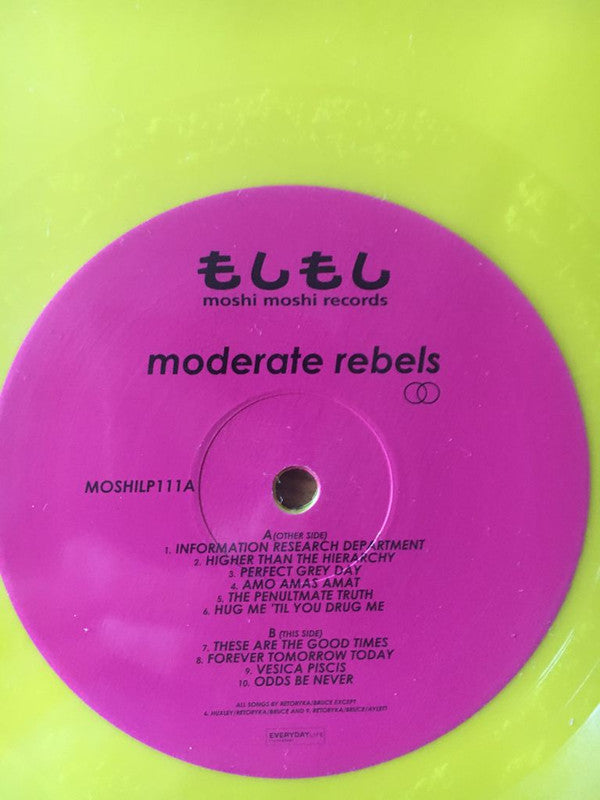 MODERATE REBELS - IF YOU SEE SOMETHING THAT DOESN'T LOOK RIGHT (YELLOW VINYL)