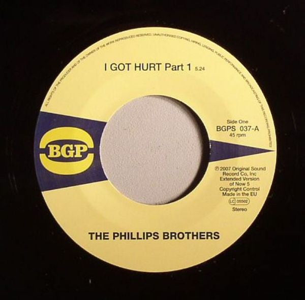 PHILLIPS BROTHERS - I GOT HURT VOL.1 / I GOT HURT VOL.2