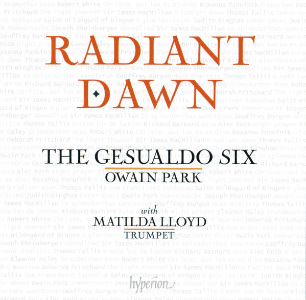 GESUALDO SIX & OWAIN PARK - RADIANT DAWN