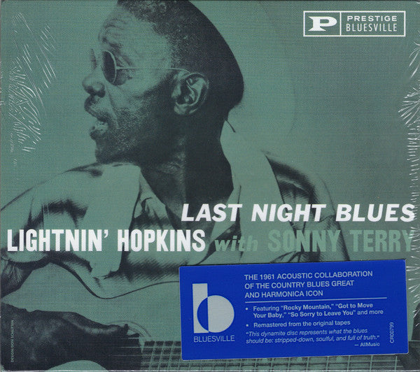 LIGHTNIN' HOPKINS & SONNY TERRY - LAST NIGHT BLUES (BLUESVILLE ACOUSTIC SOUNDS SERIES)