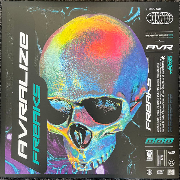 AVRALIZE - FREAKS (TRANSPARENT VIOLET/WHITE MARBLED VINYL)