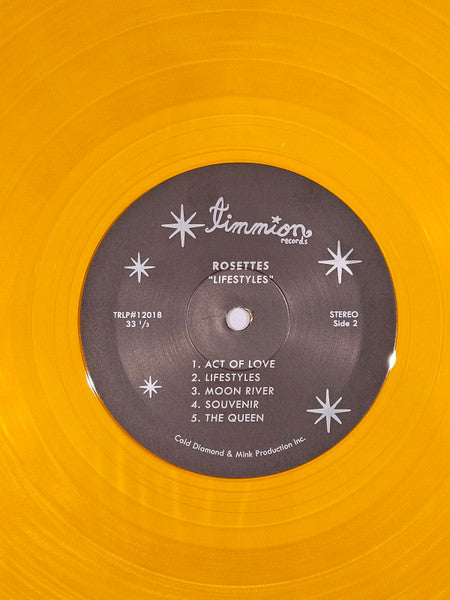 ROSETTES - LIFESTYLES (TRANSPARENT ORANGE VINYL)