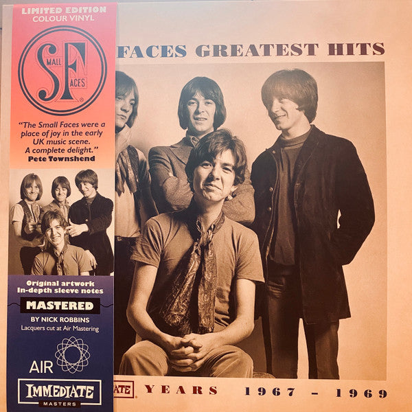 SMALL FACES - GREATEST HITS THE IMMEDIATE YEARS ( COLORED VINYL)
