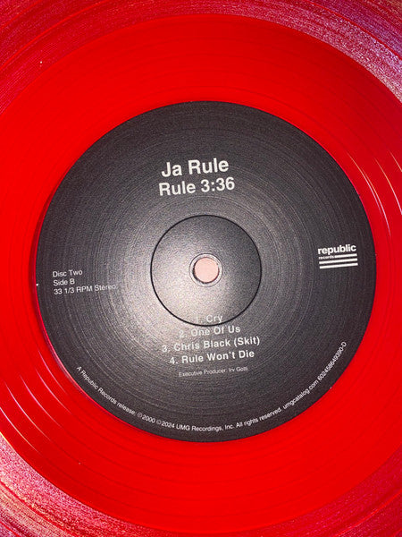 JA RULE - RULE 3:36 (RUBY VINYL/2LP)