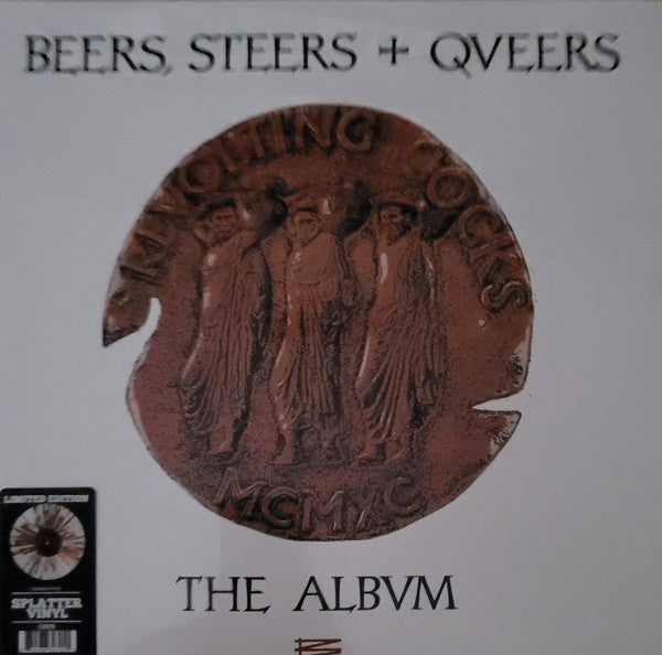 REVOLTING COCKS - BEERS STEERS & QUEERS (BRONZE/WHITE SPLATTER/REISSUE)