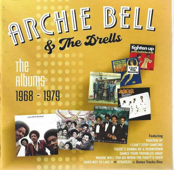 BELL ARCHIE & THE DRELLS - ALBUMS 1968-1979 (5CD CLAMSHELL BOX)