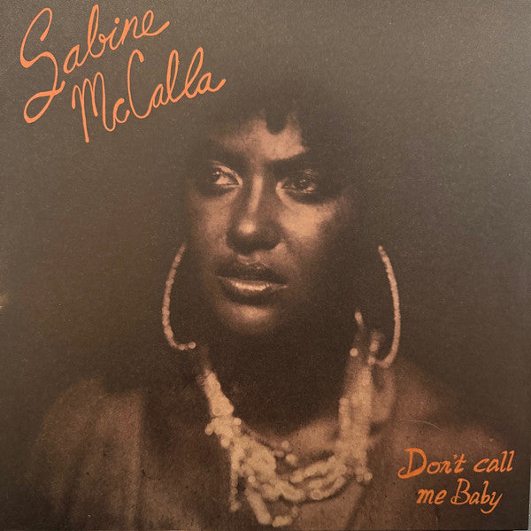 MCCALLA,SABINE - DON'T CALL ME BABY (ORANGE / BLACK MARBLE VINYL)