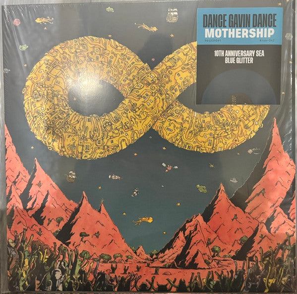 DANCE GAVIN DANCE - MOTHERSHIP (X) (10TH ANNIVERSARY) (SEA BLUE GLITTER VINYL)