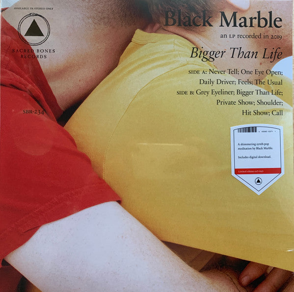 BLACK MARBLE - BIGGER THAN LIFE (RED VINYL)