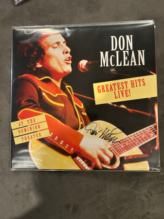 MCLEAN,DON - GREATEST HITS LIVE! AT THE DOMINION THEATRE (REMASTERED NUMBERED EDITION)