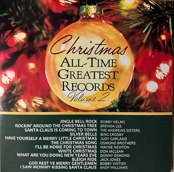 VARIOUS ARTISTS - CHRISMAS ALL-TIME GREATEST RECORDS: VOL. 2