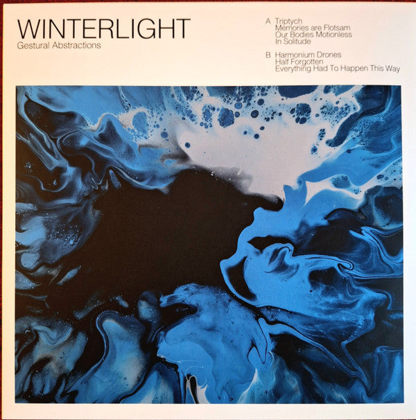 WINTERLIGHT - GESTURAL ABSTRACTIONS (BLUE WITH BLACK SPLATTER VINYL)