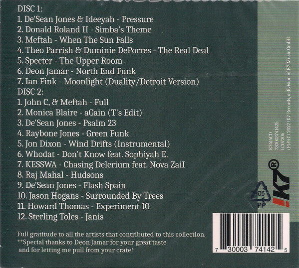 PARRISH,THEO - DJ-KICKS THEO PARRISH (DIGI PACK/2CD)