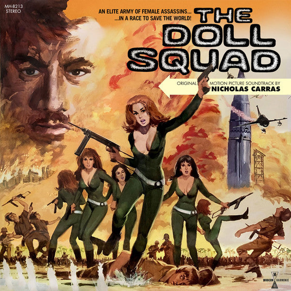 CARRAS NICHOLAS - DOLL SQUAD ORIGINAL MOTION PICTURE SOUNDTRACK (TRANSPARENT GREEN VINYL/DVD)