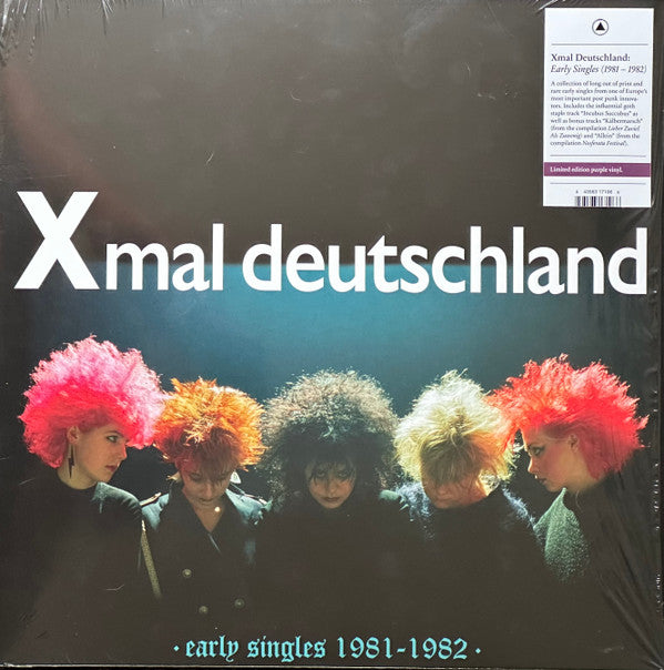 XMAL DEUTSCHLAND - EARLY SINGLES (1981-1982) (PURPLE VINYL)
