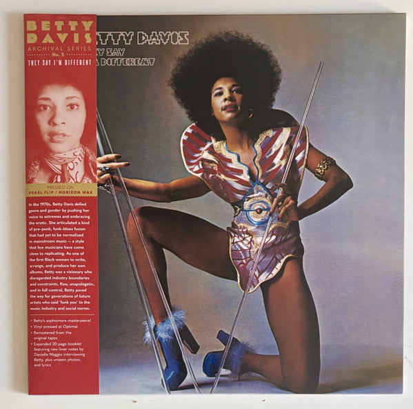 DAVIS,BETTY - THEY SAY I'M DIFFERENT (PEARL FLIP/HORIZON WAX VINYL)